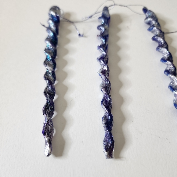 5 HANDCRAFTED Upcycled Swirly Unicorn Icecicle Ornaments HANDPAINTED Holiday - Picture 15 of 17